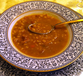 Mushroom Barley Soup